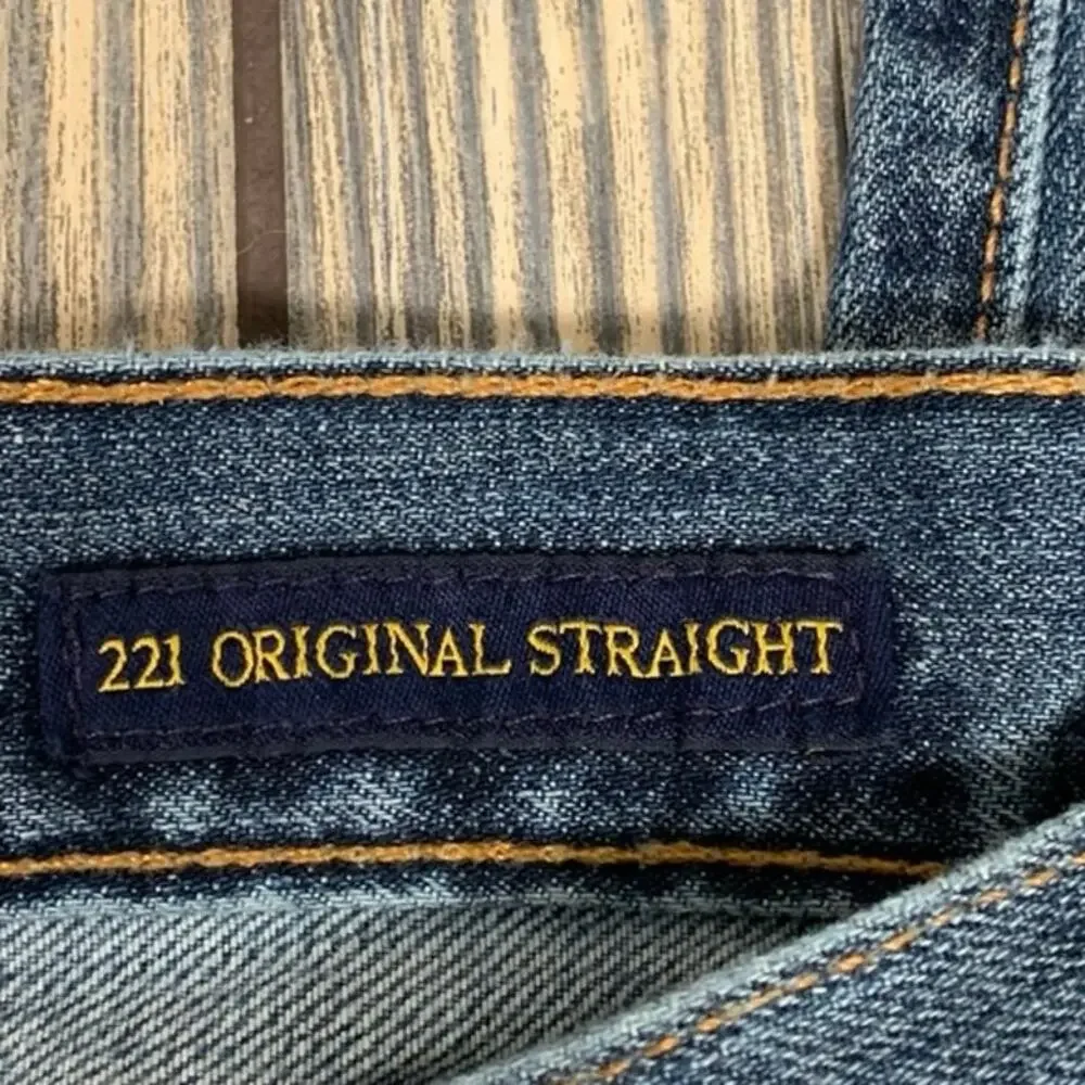 Lucky Brand Men 221 Original Straight Denim Jeans‎ Medium Wash 38x32 Stretch